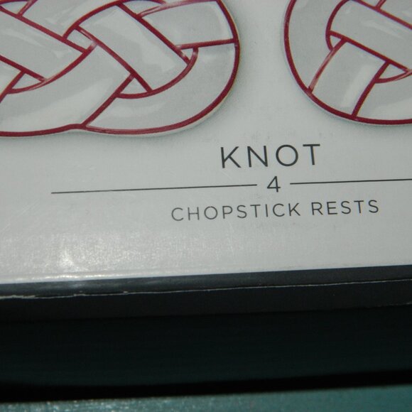 Williams Sonoma Knot Chopstick Rest Set of 4 - Picture 4 of 4